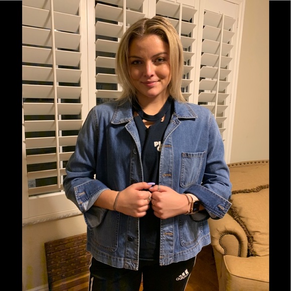 j crew mercantile denim jacket